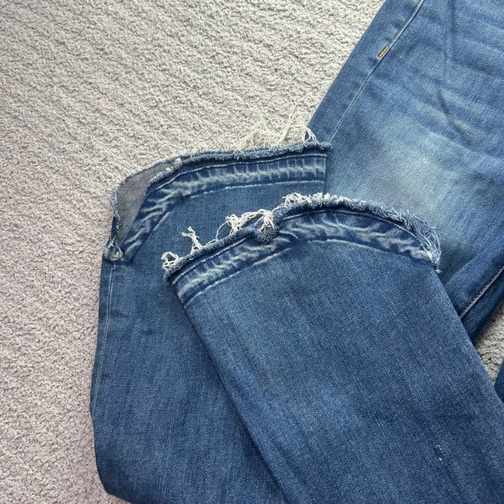 Veronica Beard Carolyn Baby Boot Jeans High Rise Blue 26 Boho Western Modern